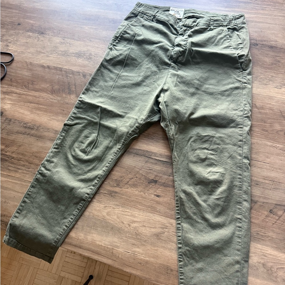 Nili Lotan Sage Green Chinos